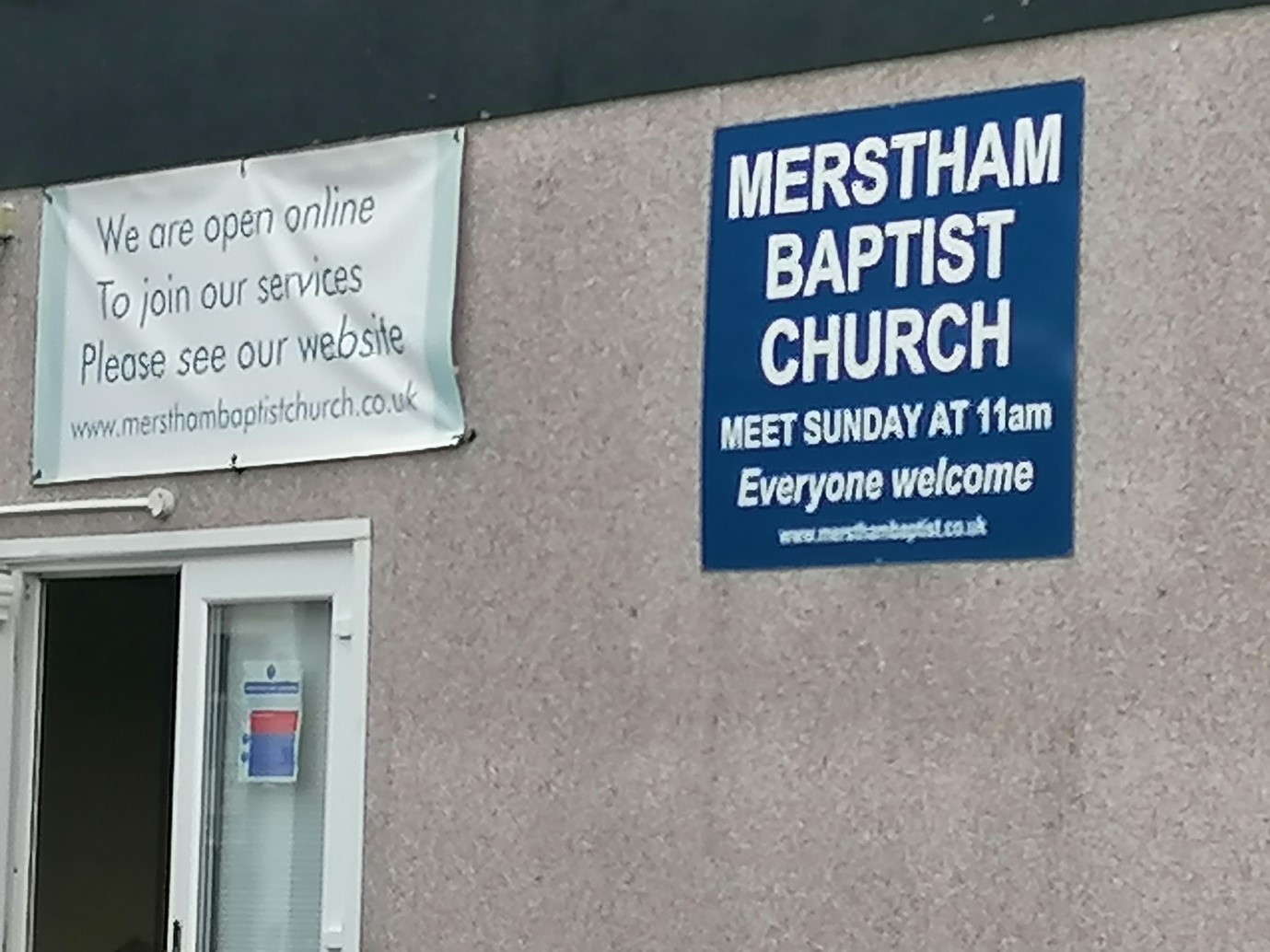 Merstham BC notice board