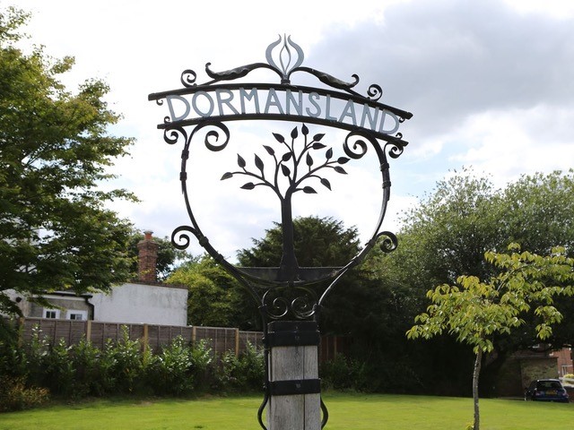 Dormansland BC - village sign