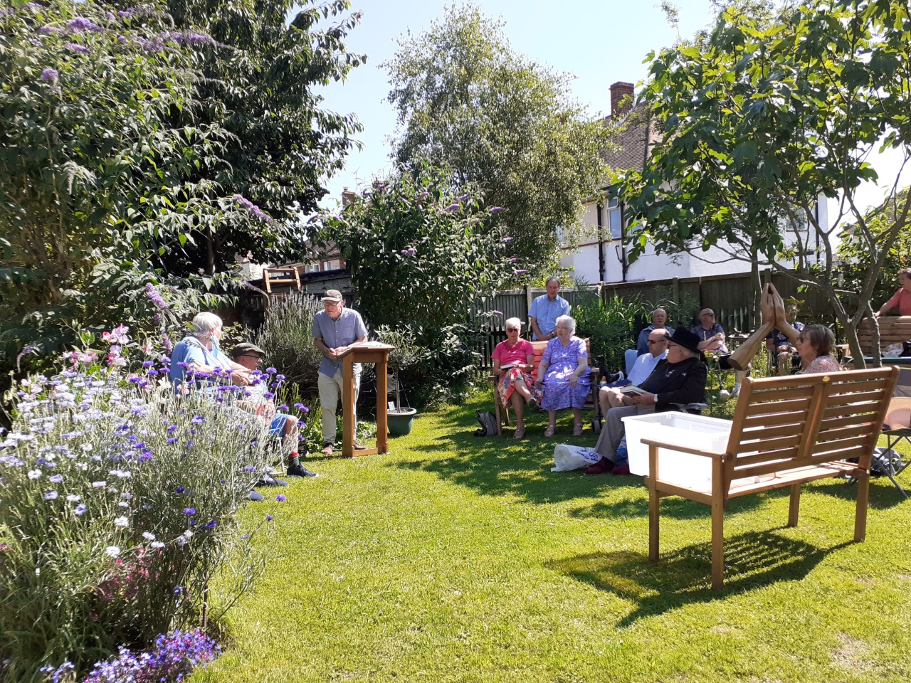 Newington FC prayer garden 1