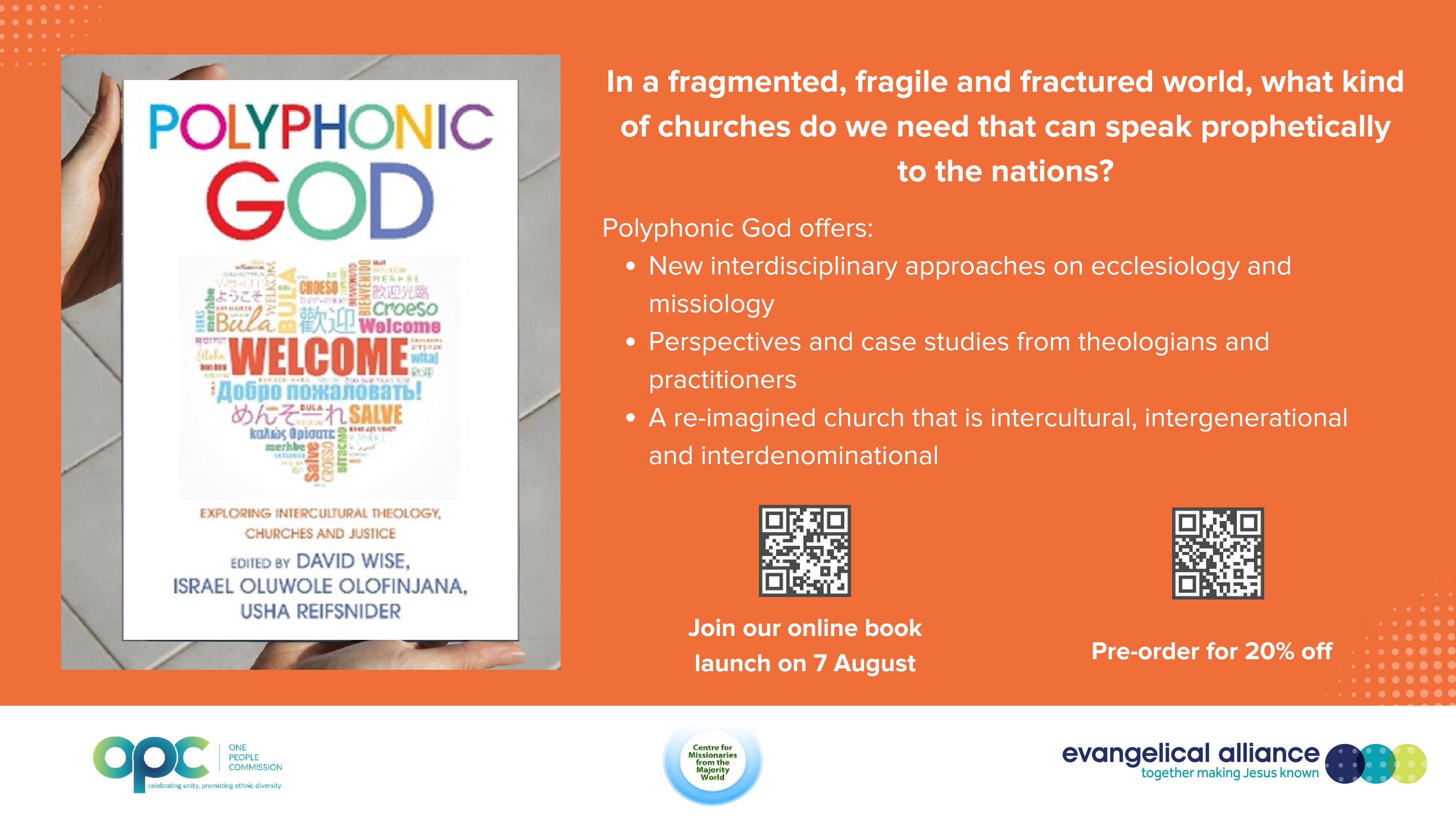 Polyphonic God slide with QR c