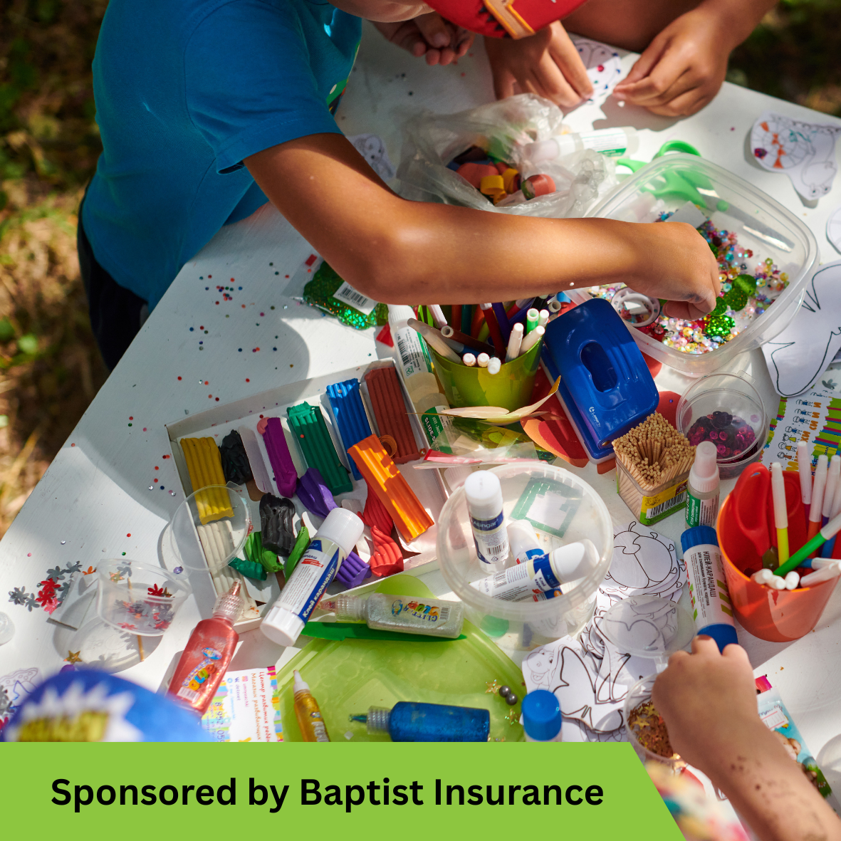 Children painting